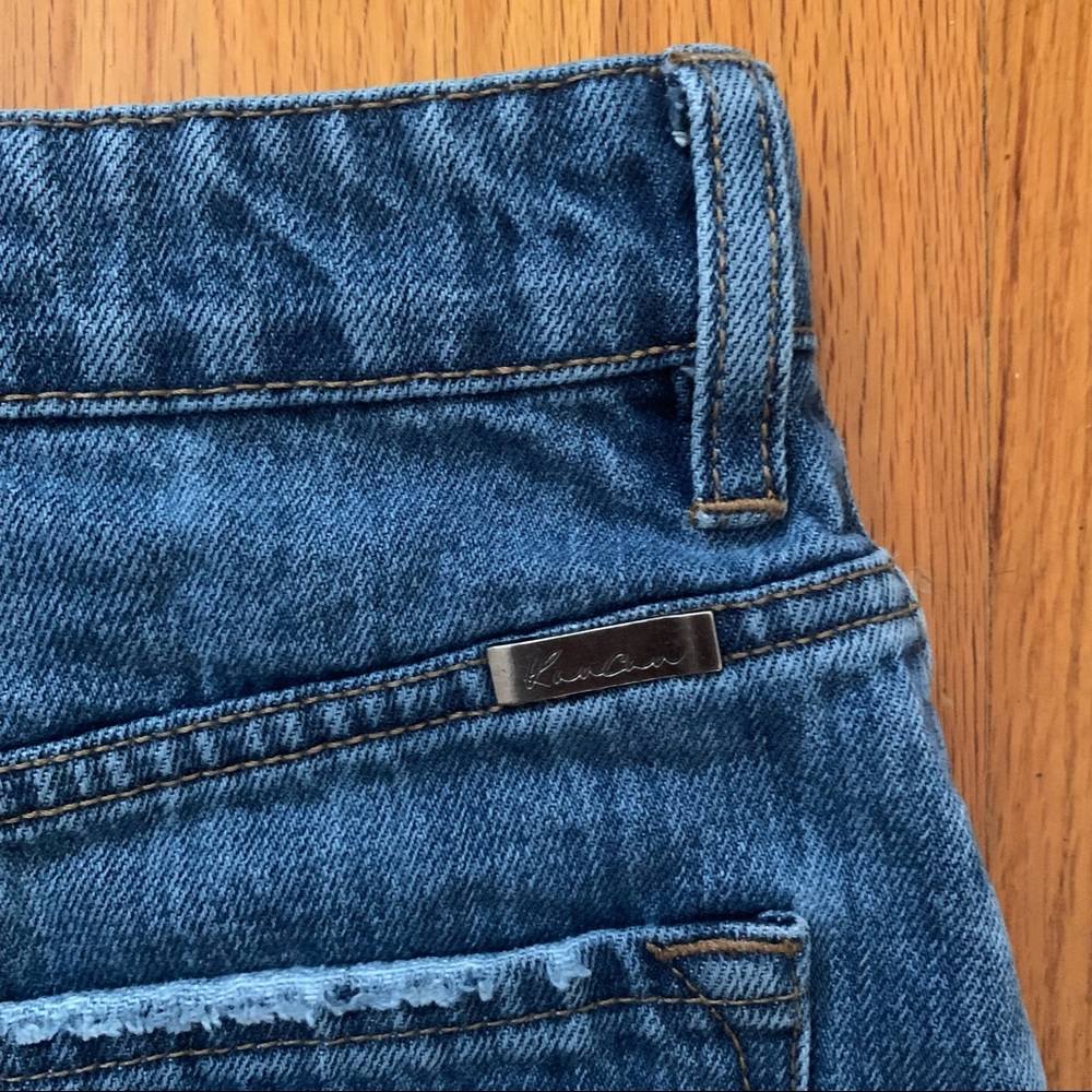 Kancan High Waisted Distressed Shorts - Picture 5 of 7